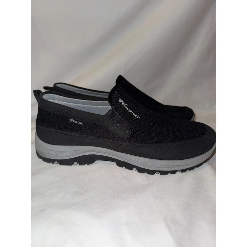 CNA‎ Trop Orthopedic Men's Sneakers 47 Eu Black Low Top Slip On Hiking Shoes